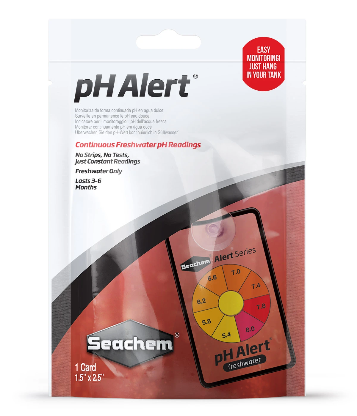 Seachem Water Testing PH Alert NH3 Ammonia Alert