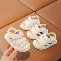 2024 New Summer Children Sandals For Boys Mesh Breathable Girls Shoes Hollow-out Non-slip Beach Sandals Fashion Kids Sneakers 2