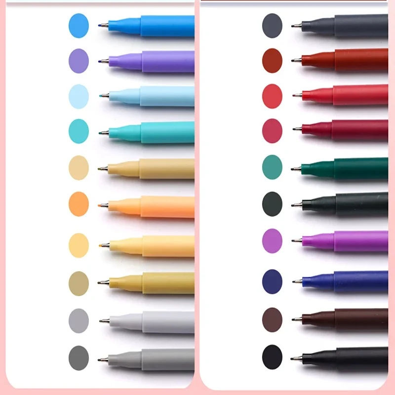 10Colores Markers Brush Pens Set Fast-drying Graffiti Painting Drawing Highlighter School Supplies for Student Art Stationery