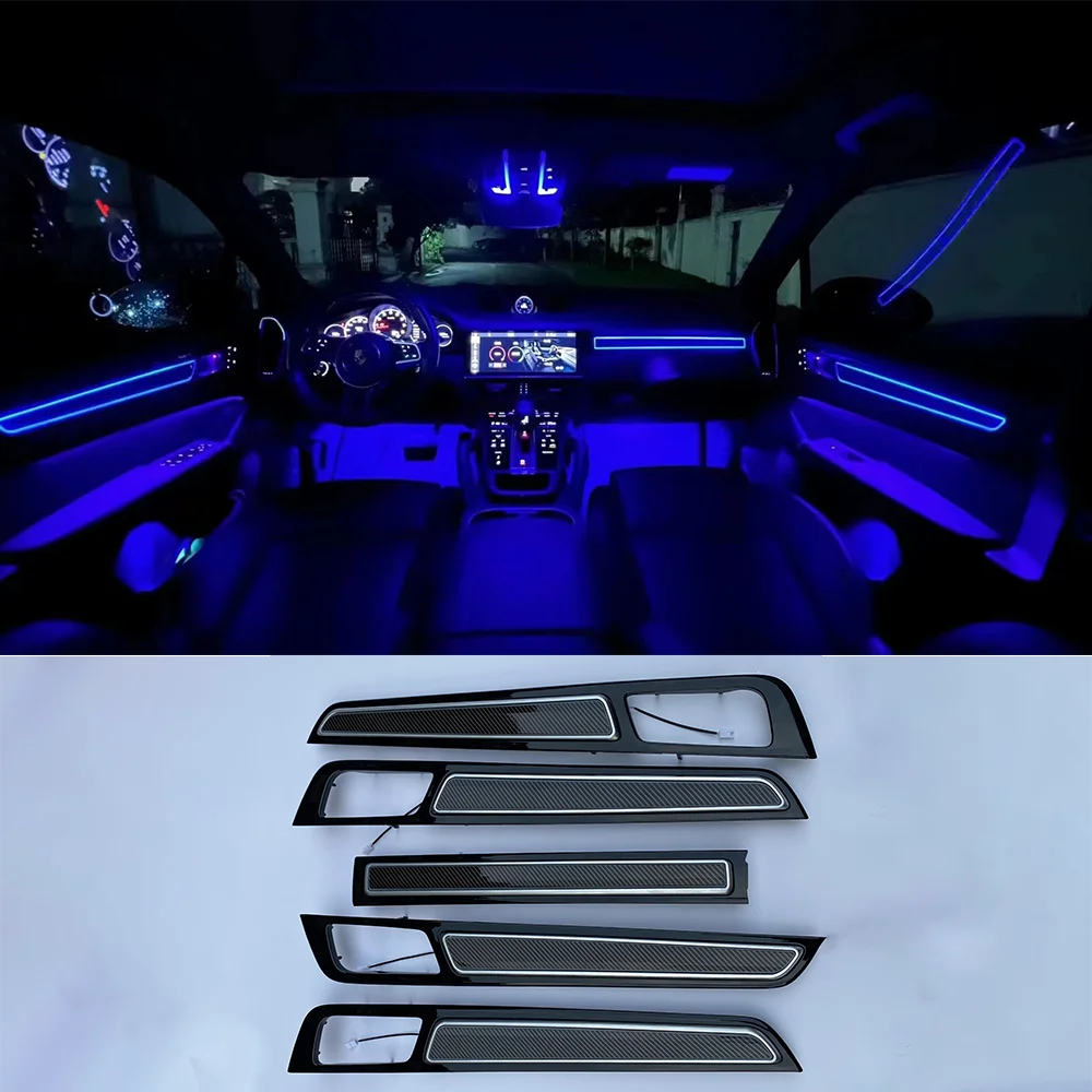 LED Neon Light For Porsche Cayenne 9Y0 20142017 Car Lighting Door