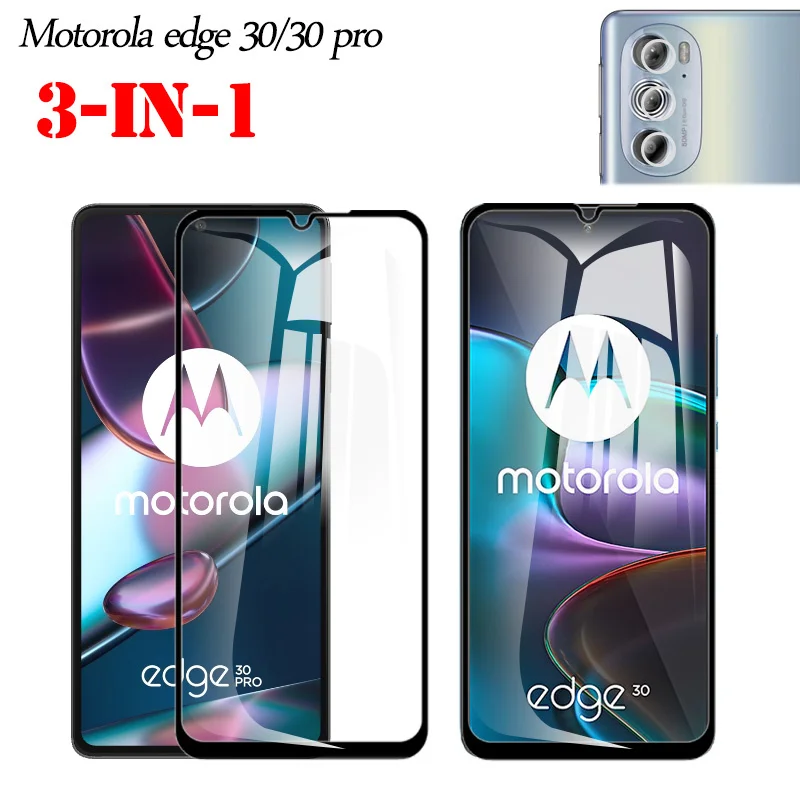 

cristal templado for motorola edge 30 pro tempered glass for moto edge 30 pro HD screen protector motorola edge30 moto edge 30pro mica protective glass & camera film lamina