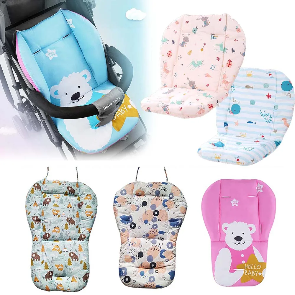 

Chair Pad Stroller Cushion Thick High Chair Children Mattress Cotton Mat Stroller Accessories Liner Mat Stroller Mat