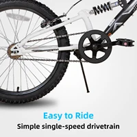 JOYSTAR Vélo pour enfants de 20 pouces pour enfants âgés de 5 à 13 ans, vélo de montagne pour enfants à double suspension 5