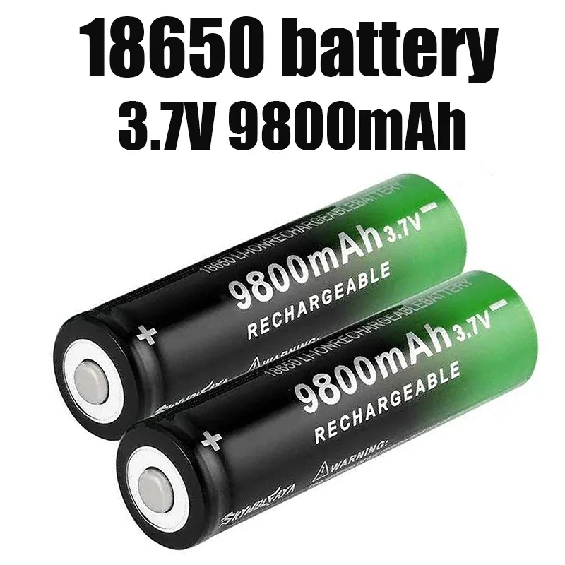 

Rechargeable Battery Free Shipping 18650 Li-Ion Battery 9800mAh 3.7V Suitable Fo Rcomputerclocksradiovideogamesdigitalcameras