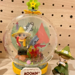 Pantasy Building Blocks Moomin Roaming Series Cartoon Crystal Ball Pendant Toy Gift - No box (Snufkin)
