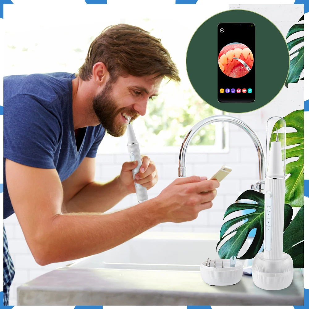 

Ультразвуковой очиститель зубов, Визуальный Электрический ирригатор, стоматологический скалер, калькулятор, аксессуары для стоматологии, инструмент для гигиены полости рта