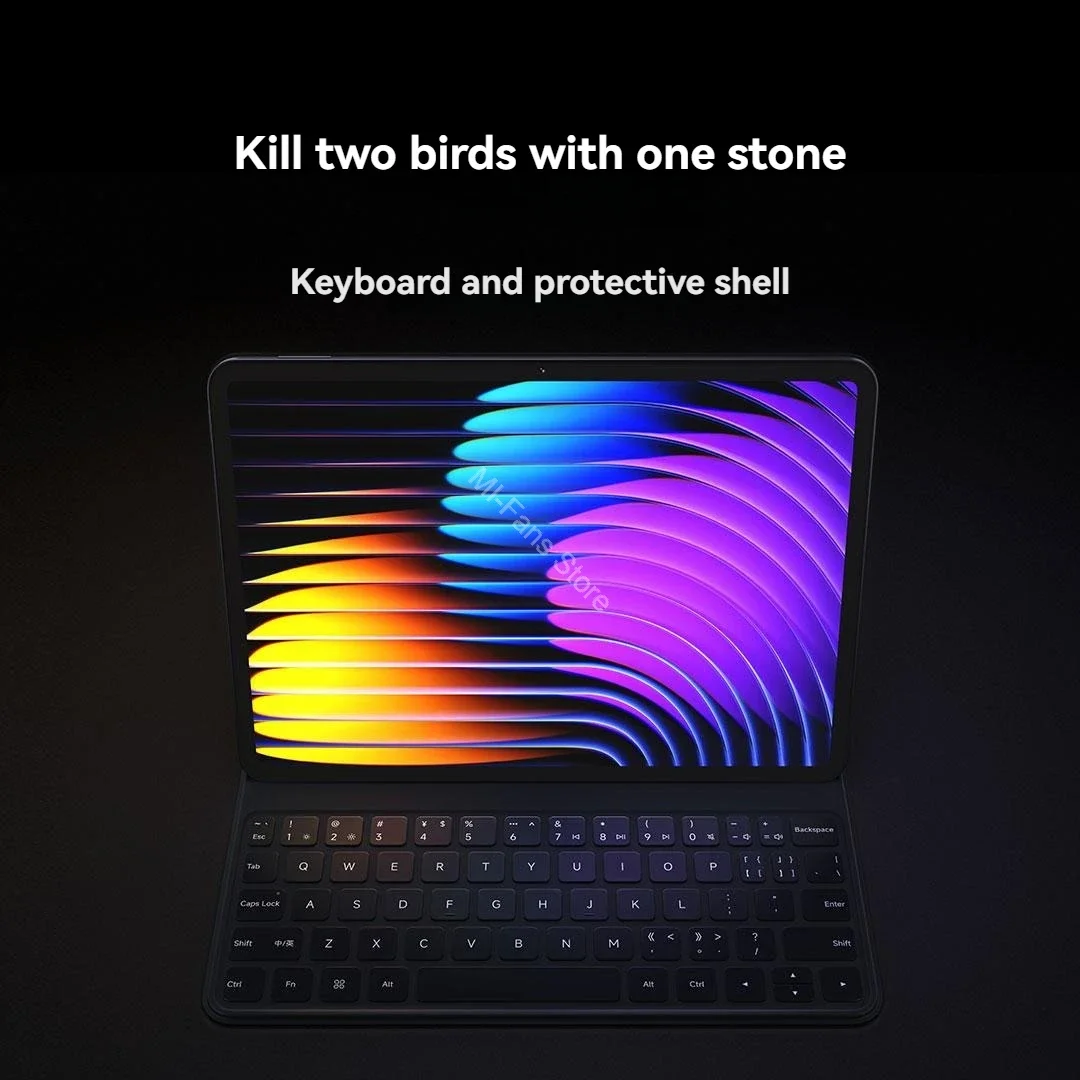 Xiaomi Keyboard Case For Pad 7/ 7 Pro Smart Wake-up Wireless Magnetic 11.2" PU Protective Sheath For MI Pad 7 Series keyboard case
