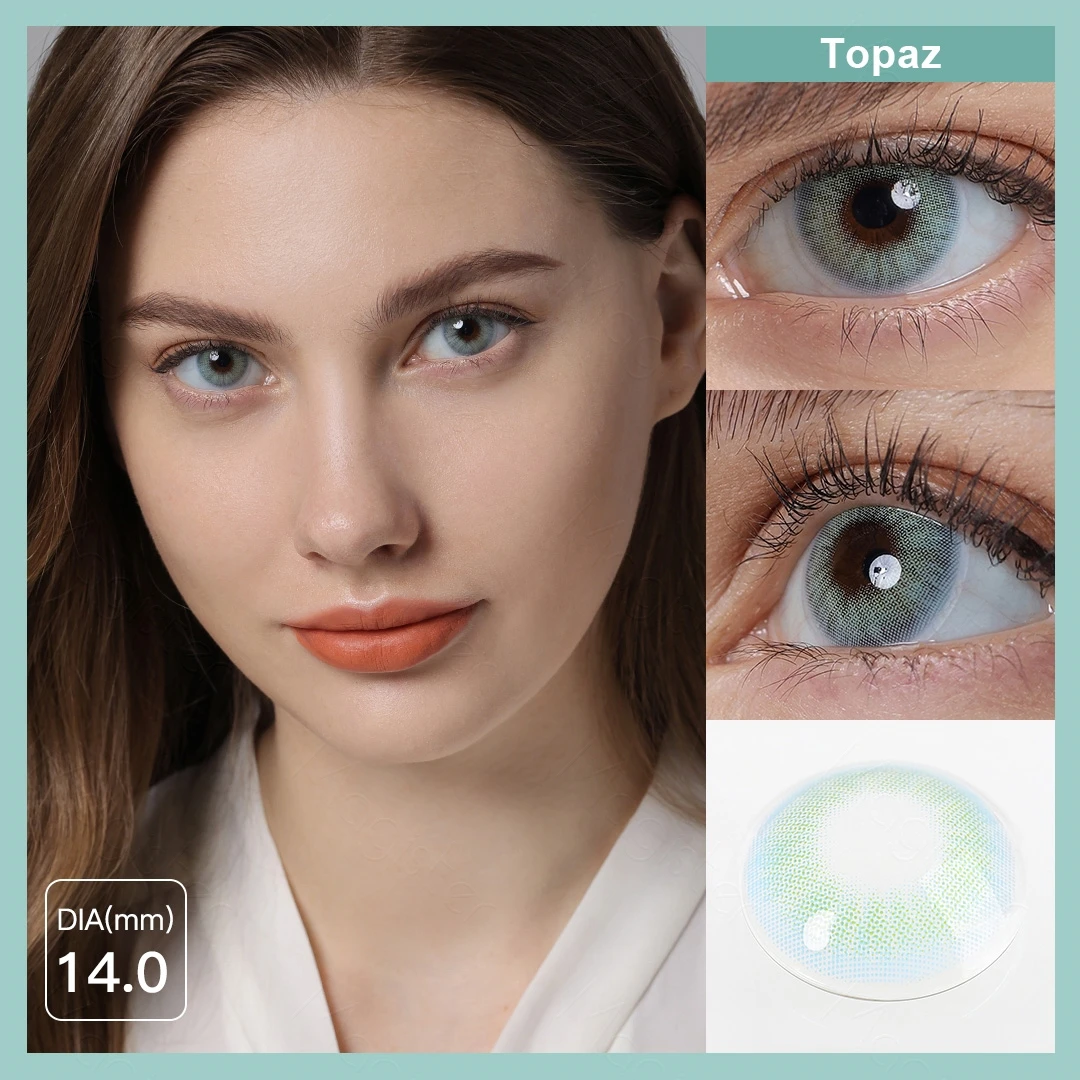 Colored Lenses with Diopter Natural Eye Color Lens Correction Prescription Myopia Colored Contacts Lenses for Vision Eyes Makeup contact lenses