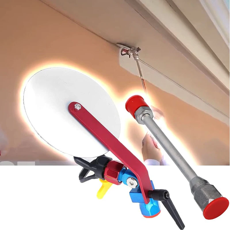 

Universal Spray Sprayer Guide Accessory Tool for All Airless Paint Sprayer 7/8" with 517 Nozzle Tip & Extension Pole Rod