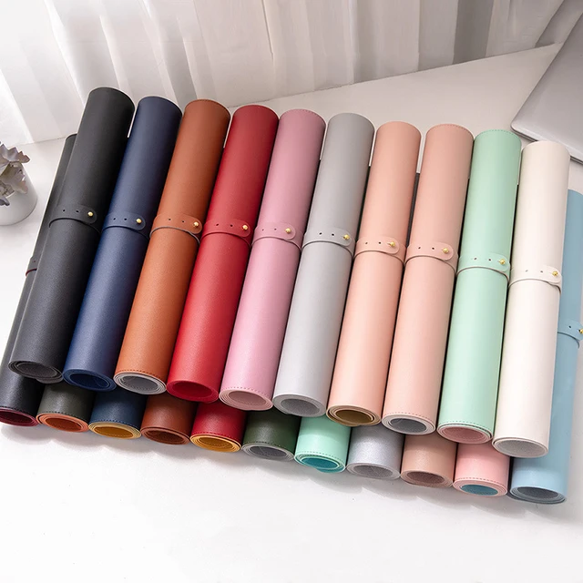 tapete para mesa de escritório de couro PU