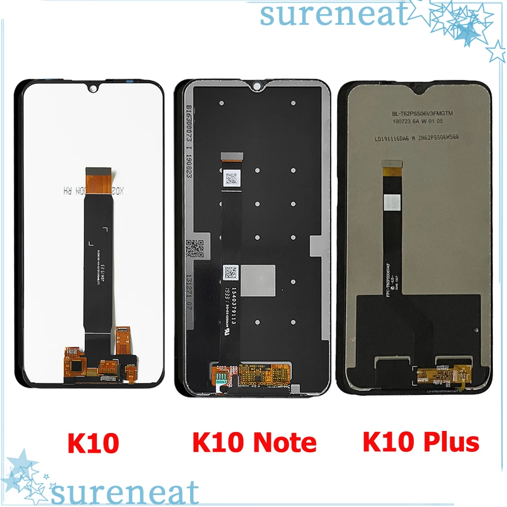 

ЖК-дисплей для Lenovo K10 Note, ЖК-дисплей с сенсорным дигитайзером в сборе для Lenovo K10 Plus L39051, ЖК-экран для Lenovo K10
