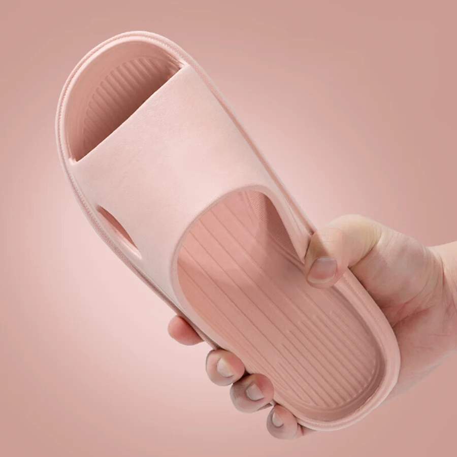 

Женские домашние Повседневные тапочки, мягкие, удобные, Нескользящие шлепанцы для ванной, сандалии без запаха из ЭВА