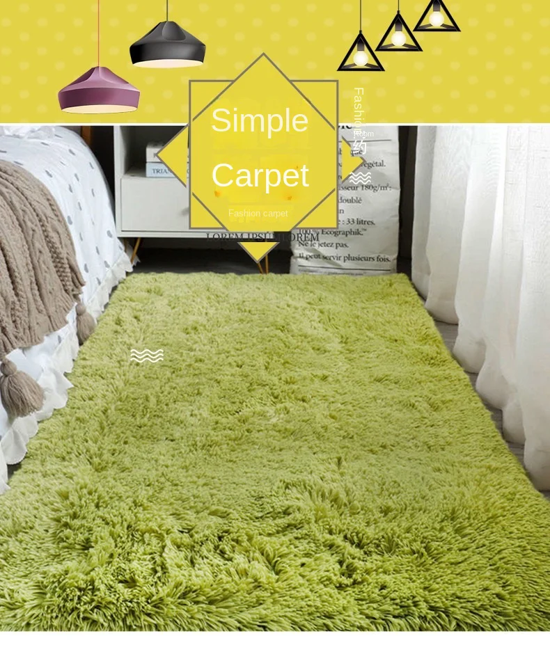 Description Picture 2 of itemSoft Runner Rug For Bedroom Living Room Plush Fluffy Mat Shag Furry Area Carpet Non Shedding for Girls Room Home Decorat Blanket