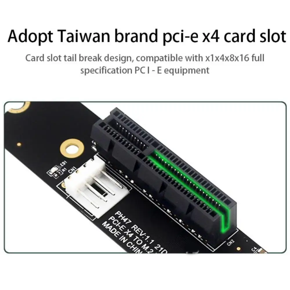 M Chave para PCIe X4 Adaptador com