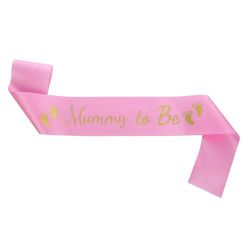 4 Pezzi Fascia E Spilla Per Baby Shower: Mummy & Daddy To Be, Rivelazione Genere, Blu E Rosa