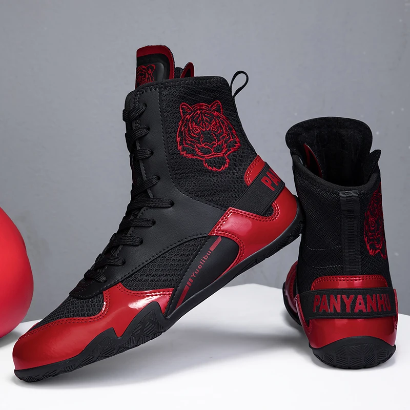 New Comfortable and Wear-resistant Sports Shoes Non-slip Wear-resistant Wrestling Shoes Lightweight and Breathable Boxing