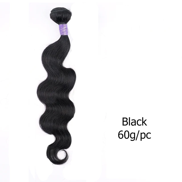 1 Bundle Highlight Blonde Hair Weave Indian Body Wave Black Brown Ombre  Remy Human Hair Extension 10-26 inch Bobbi Collection