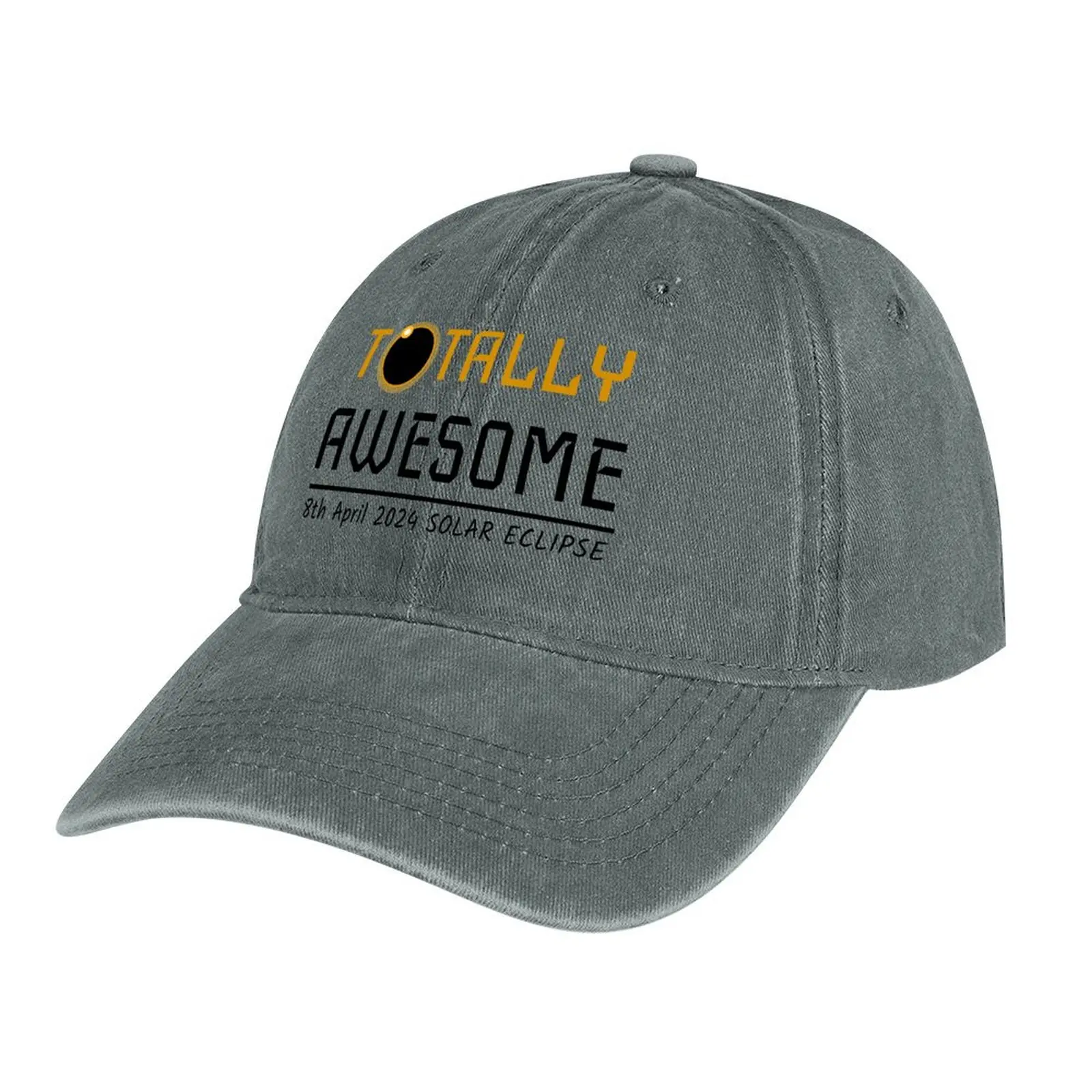 

Solar Eclipse 2024 - Totally Awesome Cowboy Hat Golf Hat Icon Golf Cap Luxury Cap Men's Women's