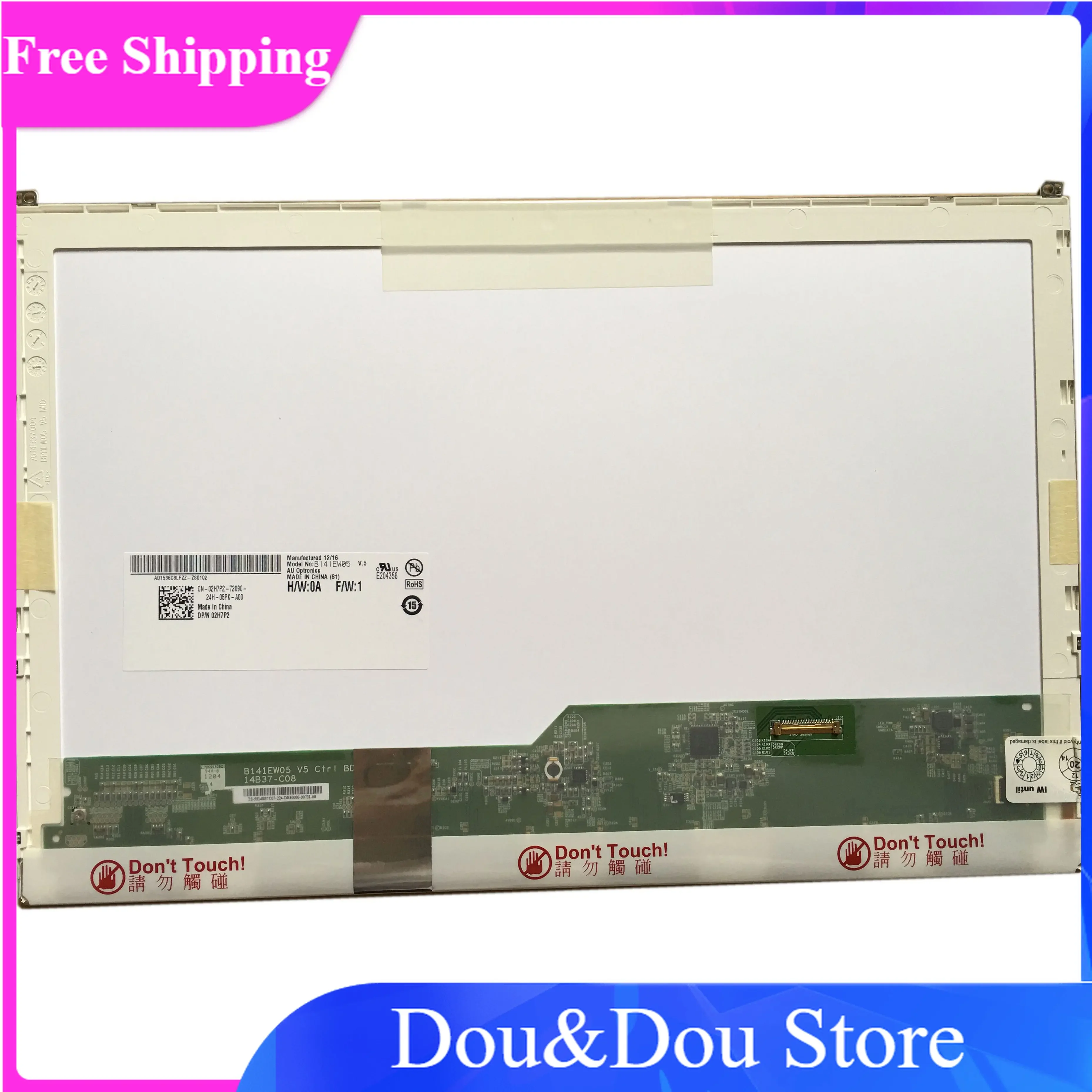 

B141EW05 V.5 fit LTN141AT16 LP141WX5 TPP1 N141I6-D11 14.1" for DELL E6410 notbook LCD LED screen NEW