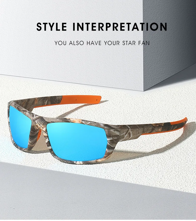 Description Picture 2 of itemPolarized Fishing Sunglasses For Men Women UV400 Camouflage Tactical Glasses Multiple Colors Lightweight Sport Cycling Eyewear