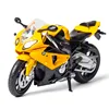 1:12 BMW S1000RR Die Cast Motorcycle Model Toy Vehicle Collection Autobike Shork-Absorber Off Road Autocycle Toys Car 5