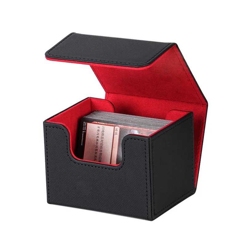 Card Deck Box Holder Large Card Dividers Collectible Game Card Cases Protectors Container Display Organization Album Storage Box