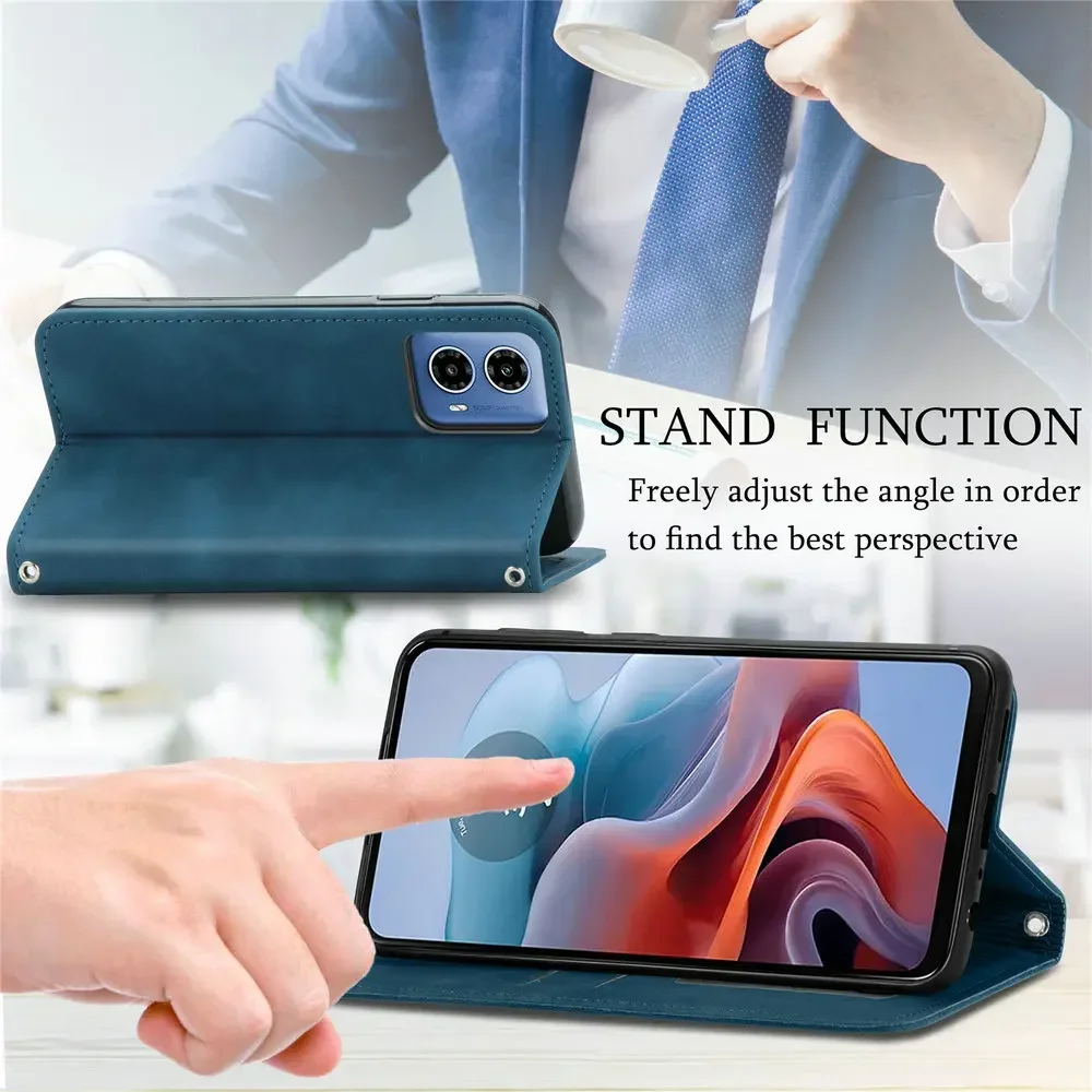 Luxury Wallet Book Case - Smooth Finish, Premium Protection