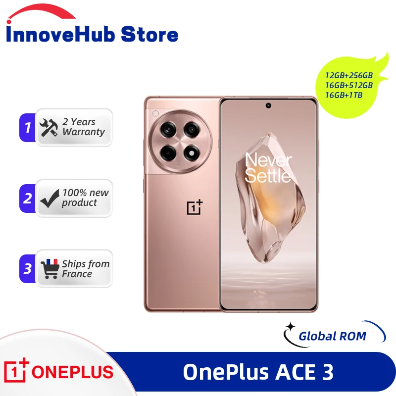 Smartfon Oneplus ACE 3 Global z EU za $468.8 / ~1909zł