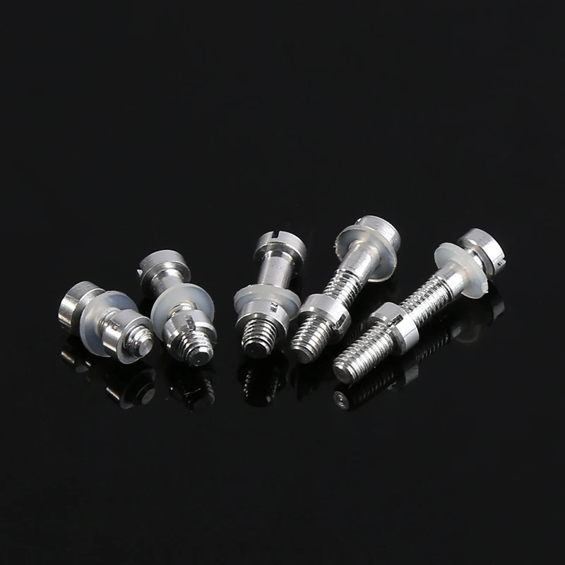 4Pcs M2.5 Turntable Phonograph Screws Hardware Replacement Headshell Cartridge Stylus Mounting Vinyl for LP Record Playe