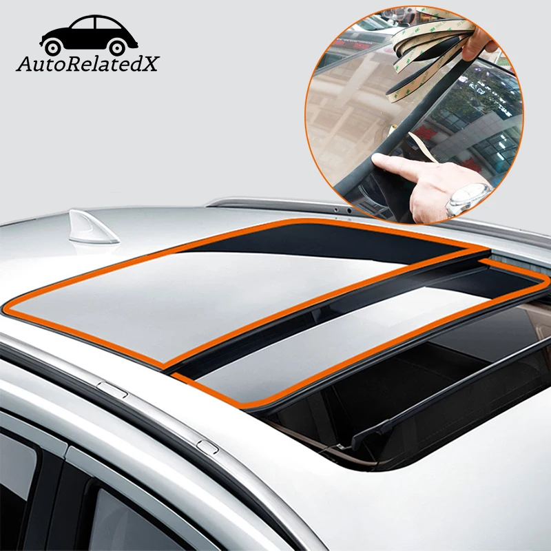 Car Windshield Sunroof Window Sealing Strip Trim For Mitsubishi Motors