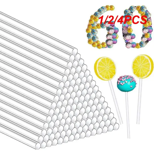 투명 아크릴 스틱: 달콤한 간식에 우아함 더하기