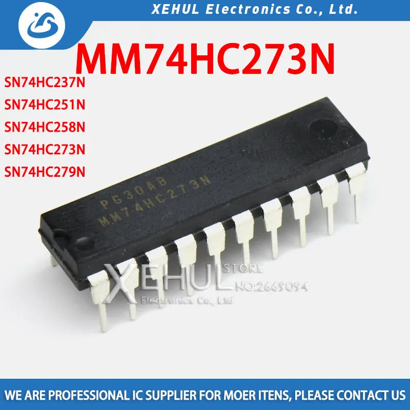 

10PCS SN74HC237N SN74HC251N SN74HC258N SN74HC273N SN74HC279N DIP 74HC237 74HC251 74HC258 74HC273 74HC279 DIP New original