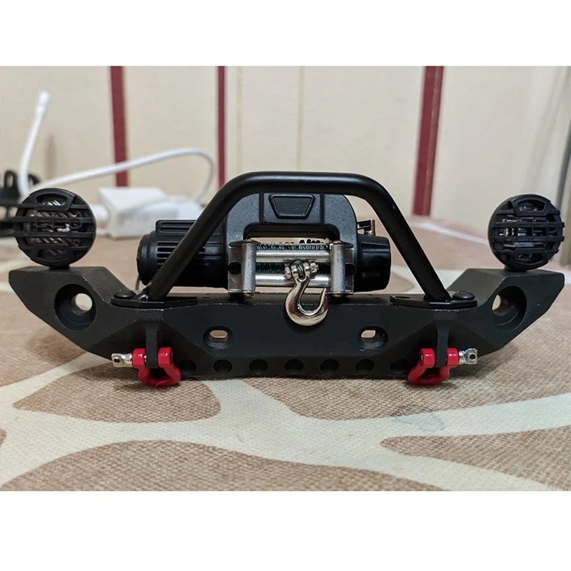 RC Car Winch Metal Automatic Winch With 3CH Control Line For 1/10 RC Crawler Car Axial SCX10 TRAXXAS TRX4 Upgrade Parts Accessories