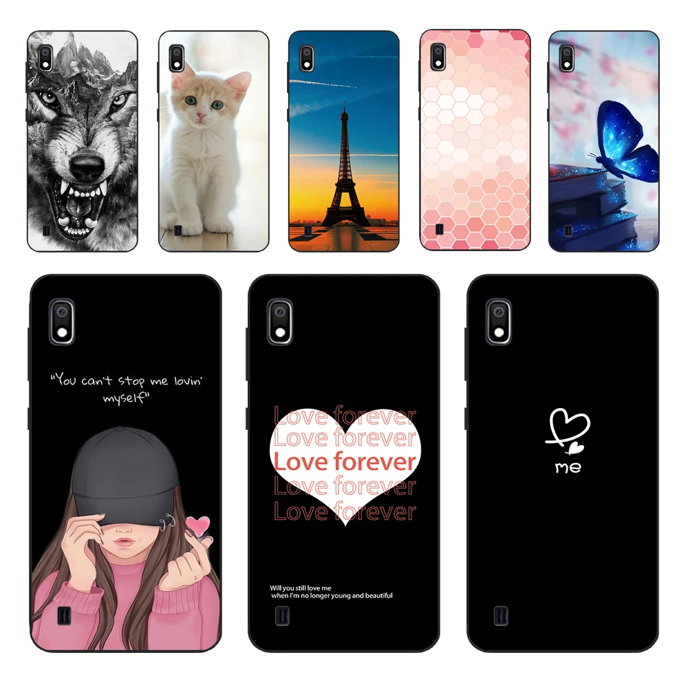 Per Samsung Galaxy A10 Custodia Morbida In Silicone Fiore Custodia Per Samsung Galaxy A10 A 10 A105F A105 Custodie In Tpu Cover Funda Couqe