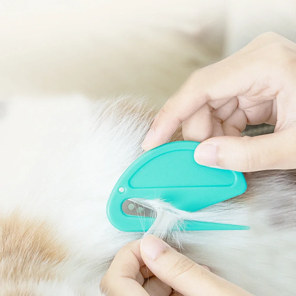 Pet Hair Removal Knot Dog 2024 Unknot Knife Shedding Grooming Shedding Trim Stainless Effectively Safe Cat Accessories Scissors