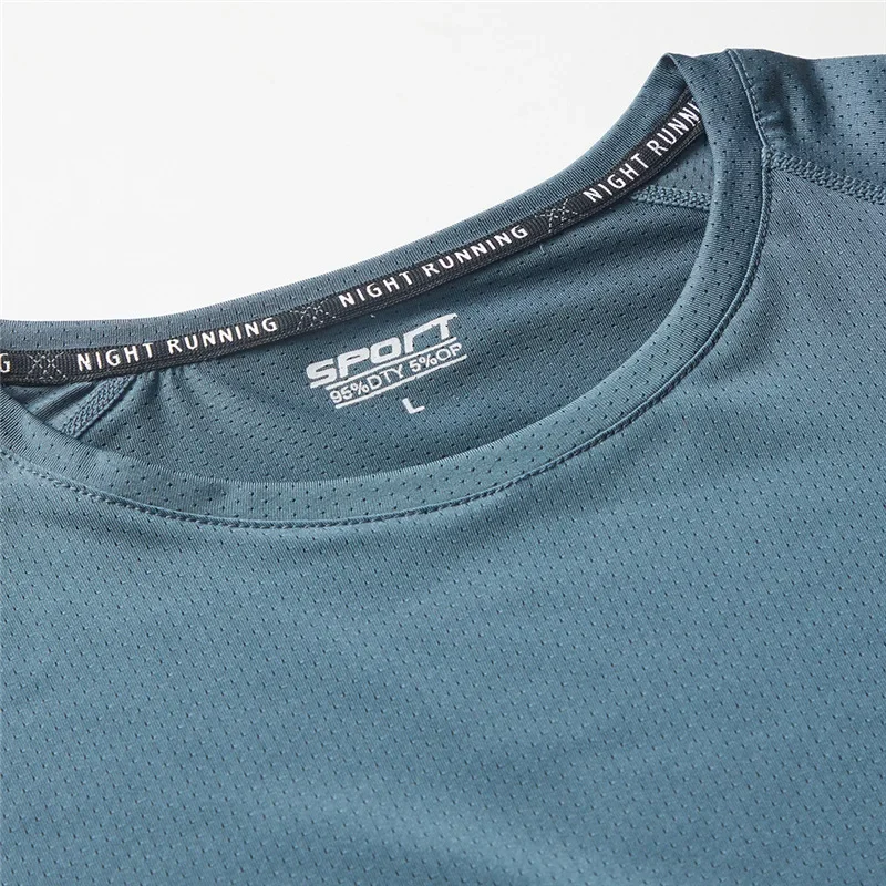 남성용 여름 반팔 스포츠 티셔츠, 야외 속건성 스트레치, 대형 L-9XL 남성 의류, 하이킹 티셔츠