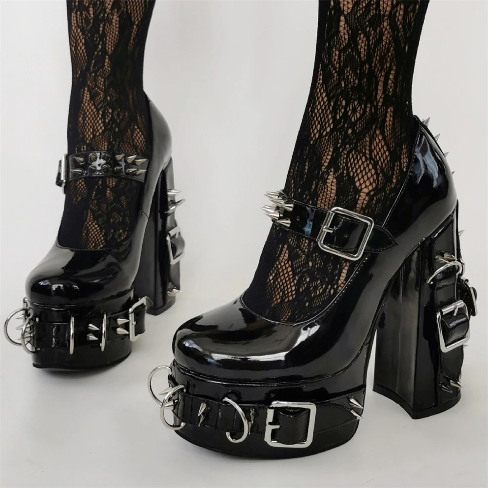 Punk Gothic Women Shoes Heels Punk Style Women High Heels Gothic