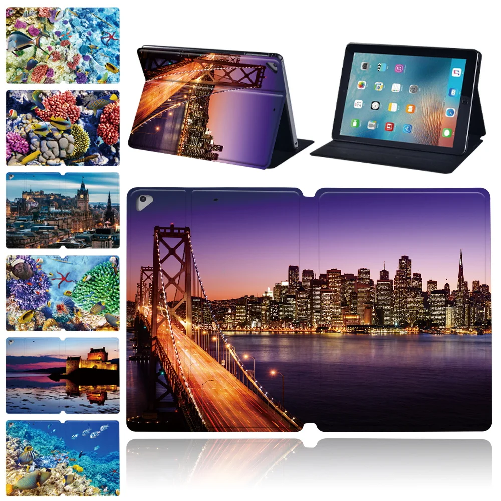 Per Apple Ipad Air 1 Air 2 9.7 "/ Ipad Air 3 10.5/Ipad Air 4 10.9 Pollici Cover Visualizza Stampa Funda Custodia Protettiva Per Tablet Portatile