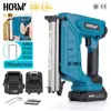 Hormy 1022J Cordless Electric Nailer Stapler Gun Home DIY For Makita 18V Li Battery Profession With Nails Woodworking Power Tool 1