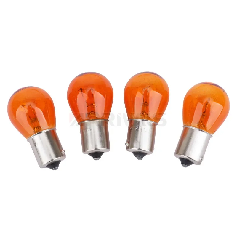 Motorcycle Smoke Signal Lens and Bulb Kit for Harley Sportster XL883 XL1200 X48 72 Dyna V-Rod VRod