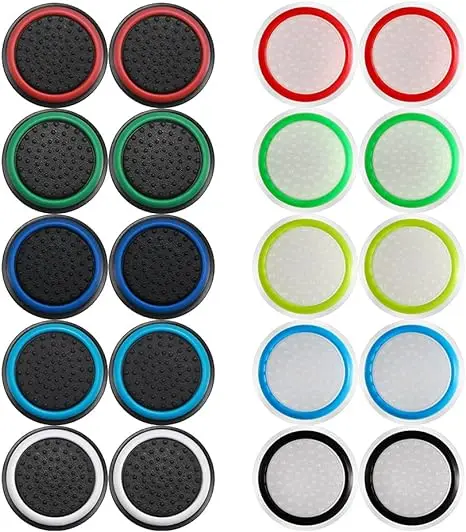 Joystick Analogico Da 20 Pezzi Controller Performance Thumb Grips Per Controller Ps5, Ps4, Xbox One, Xbox Series X/S