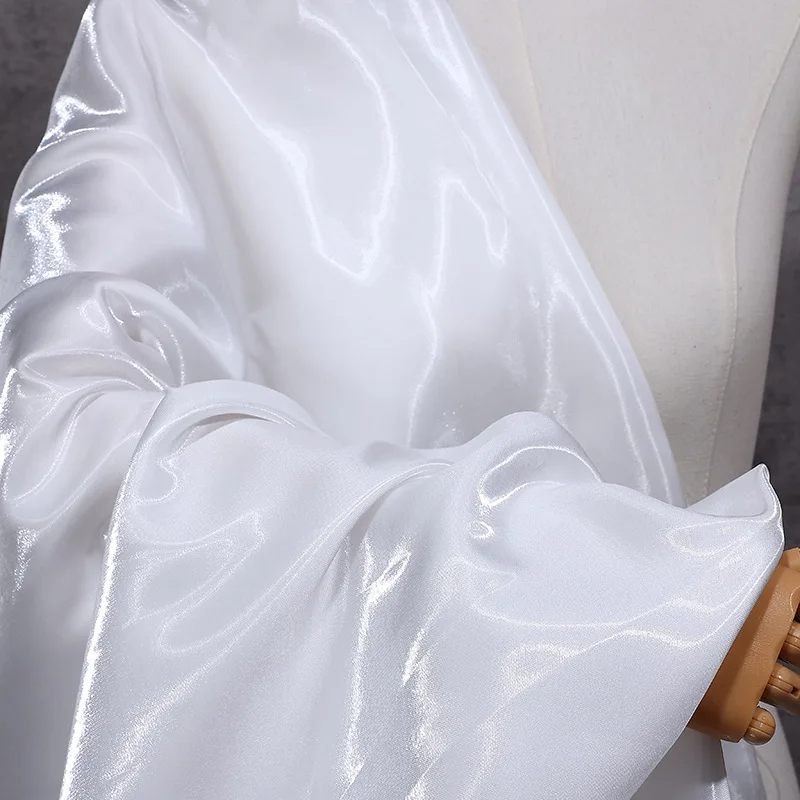 Liquid Water Light Reflective Satin Fabric by the Meter - Smooth, Breathable Finish