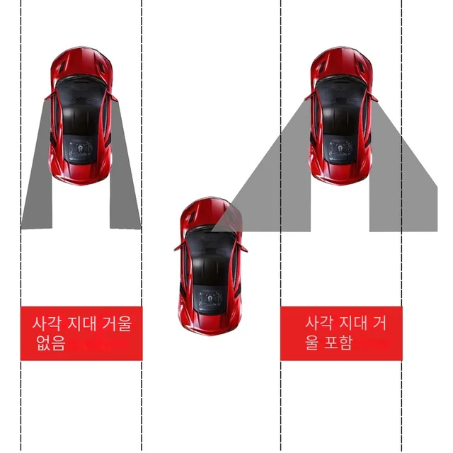 360도 자동차 사각 지대 거울: 외부 자동차 볼록 후면보기 거울로 빠르고 정확한 주차를 도와줍니다.