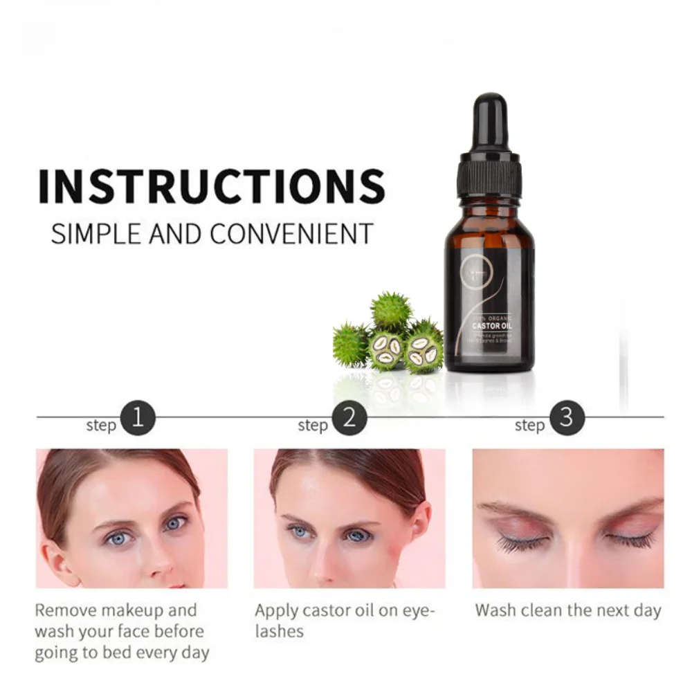 

Castor Oil Eyelashes Eyelash Growth Serum
