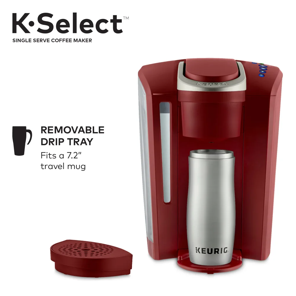 Keurig K-Select Single-Serve K-Cup Pod Coffee Maker, Matte Navy