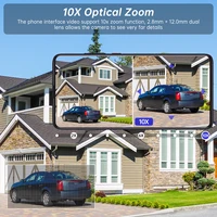JOOAN 4K WiFi caméra IP extérieure 10x Zoom optique trois objectifs double écran PTZ caméra suivi automatique sécurité à domicile CCTV Surveillance 3