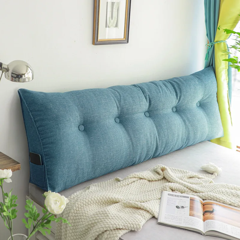 Triangular Backrest Cushion Sofa Cushions Bed Rest Pillow Back Support  Tatami