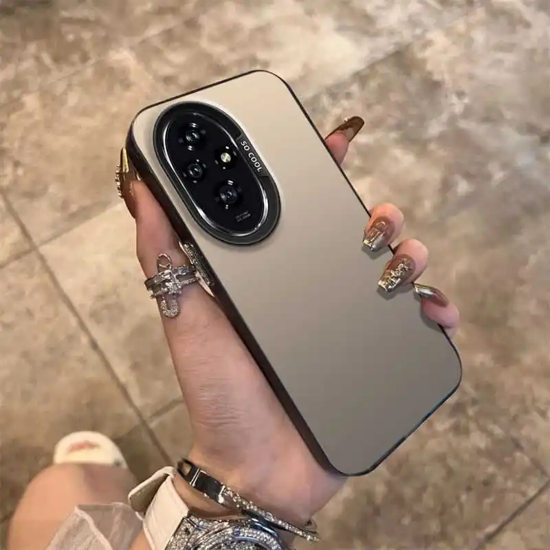 حافظة هاتف لامعة مقاومة للصدمات مع دعامة جيروسكوبي...