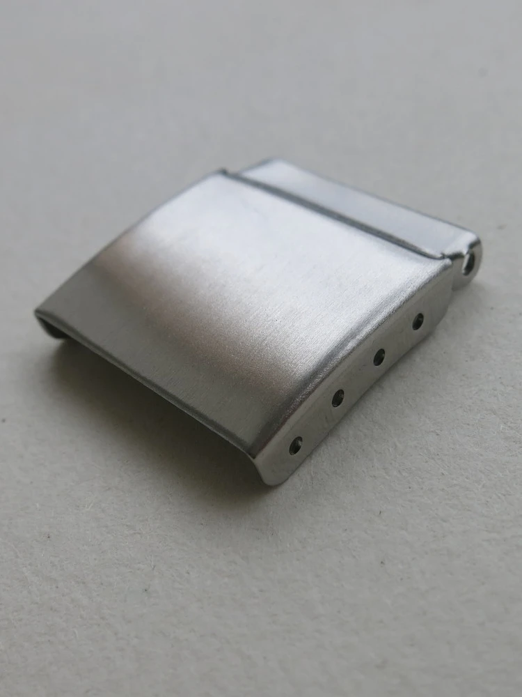 Steel Watch Strap Bracelet Extender Clasp in Gold/Silver (12-22mm) - Watchmaker Repair Accessory