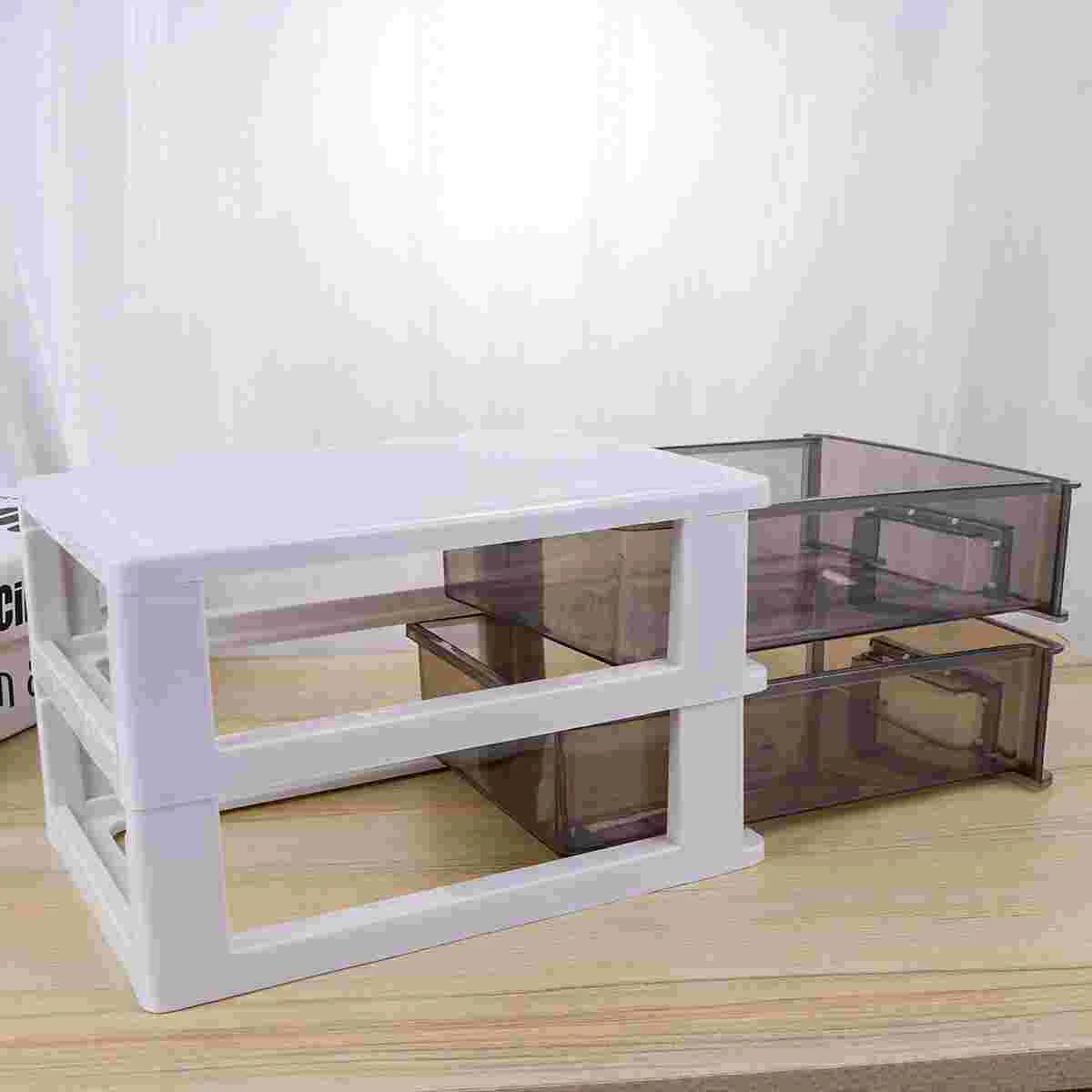 

Multi-layer Storage Shelf Drawer Type Closet Cabinet Collapsible Bins Accessories Work